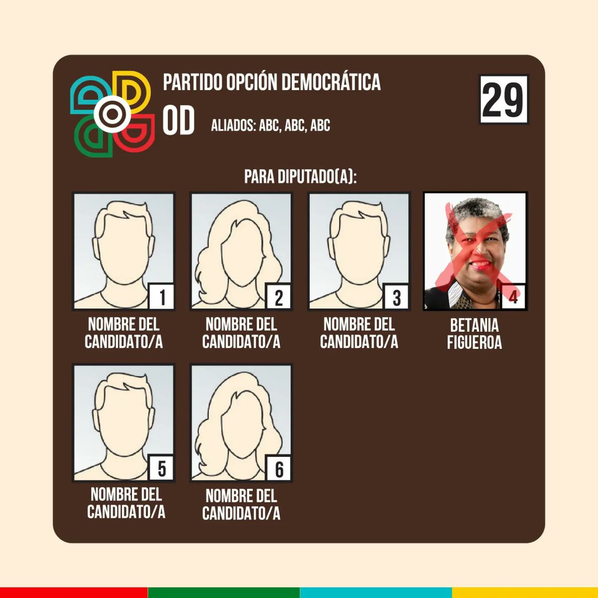 ¡Recuperemos el congreso! Hagamos historia 🤎 #BetaniaDiputada #OpciónDemocrática