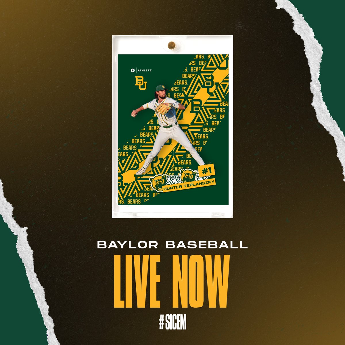 onitathlete's tweet photo. Score big with Baylor Baseball and Softball cards LIVE NOW! ⚾️🥎
Checklists and more can be found at https://t.co/aXQ6GK2SMD
#sicem #baylorathletics #baylorsoftball #baylorbaseball #baylorbears #baylor #ncaabaseball #ncaasoftball #livenow #onitathlete https://t.co/eHgFWYcukh
