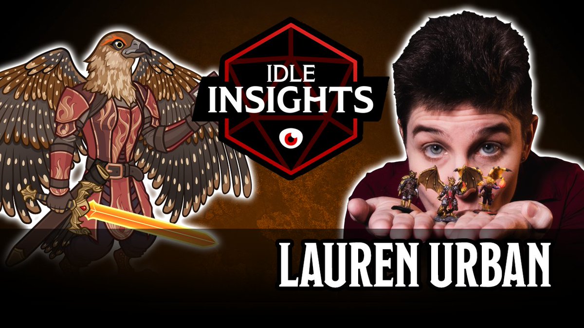 Join us at 1PM Pacific for Idle Insights with this weeks guest @OboeLauren! Twitch.tv/CNEGames!