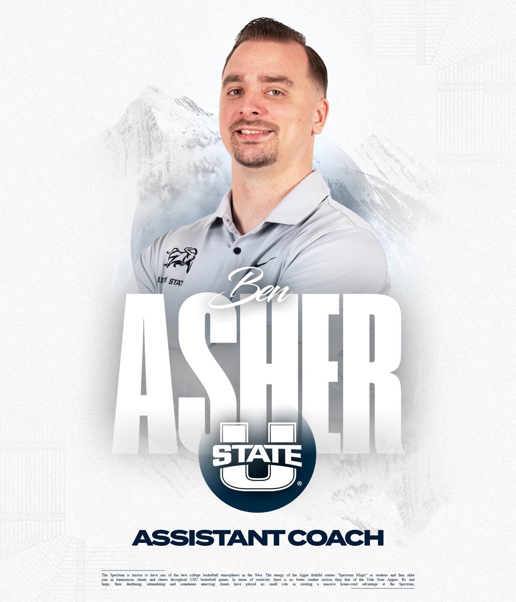 Welcome to the squad @Ben__Asher! Asher joins @usubasketball as an Assistant Coach! ➡️ bit.ly/4aneZeK