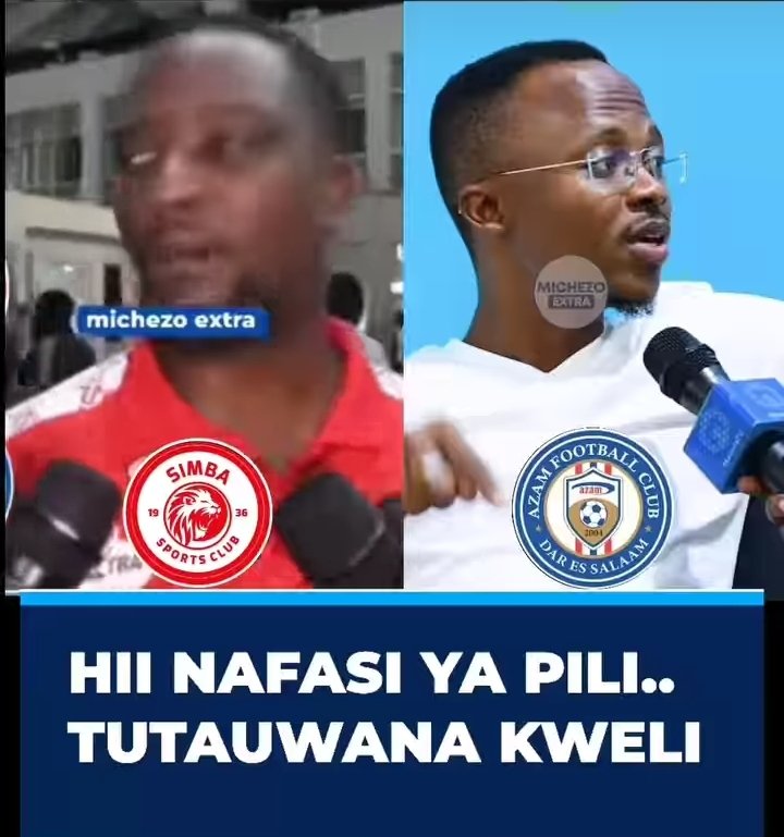 Kwahiyo Simba now washindani wetu ni Azam fc, aisee🙌🙌