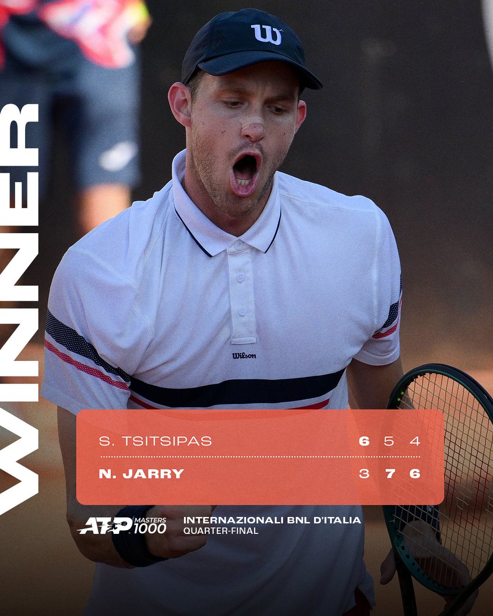 No better place to create HISTORY 🏛️👏

@NicoJarry outlasts Tsitsipas in a three set EPIC and books his spot in his first Masters 1000 semi-final!!!

He will face Paul for a place in the showpiece final.

@InteBNLdItalia | #IBI24