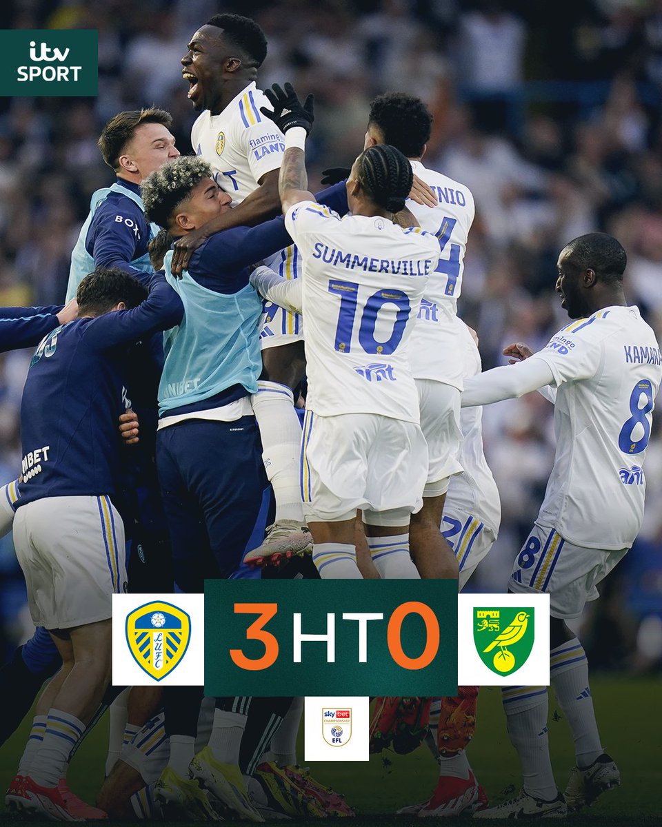 Leeds United are on fire 🔥 They are surely on the march to Wembley now 🏟️ #LEENOR | #EFL
