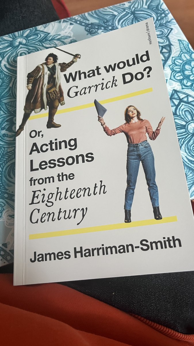 Absolutely awesome book!  Academic #drama at the front, #acting exercises at the back! 

Massive recommendation from this #DramaTeacher
