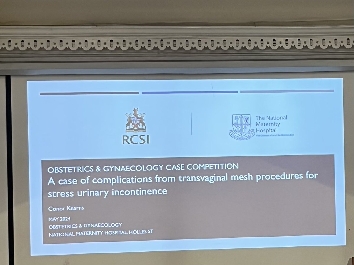 Thoroughly enjoyed listening to all the presentations at the OB/GYN case competition in RCSI this evening. Thanks to the judges Dr. Deegan, Prof. Malone & Dr. Salameh. The last event for the OB/GYN society this academic year-such an honour to have been Fresher rep for my fav soc!