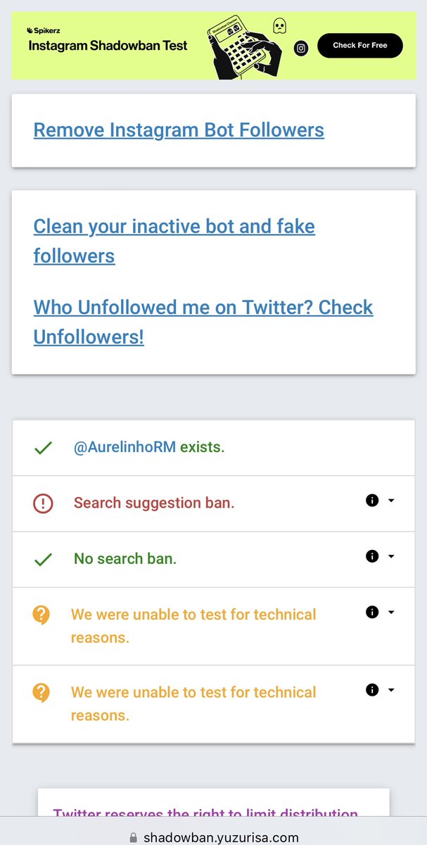 Gente tengo este Shadowban. Mis visitas son una mierda ahora mismo. Sabéis lo que hacer para que se me quite?