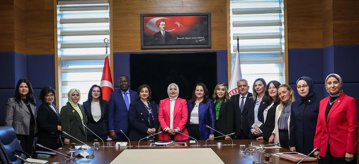 Good engagement with H.E Çiğdem Erdoğan @cigdemerdogantr and members of Parliament on the criticality of women's political participation across all decision-making processes impacting a country's future. Parliamentarians have a key role in pushing forward legislation that