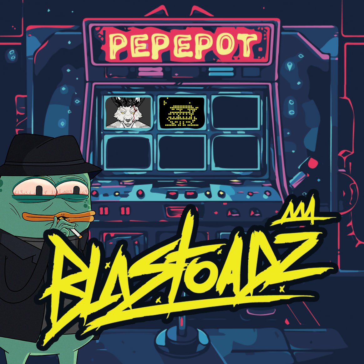 !croak 🫵🐸 Our cousins at @blastoadz have been hoppin' off! They just earned themselves a nice bag of allow list spots. Who’s next? 🤔