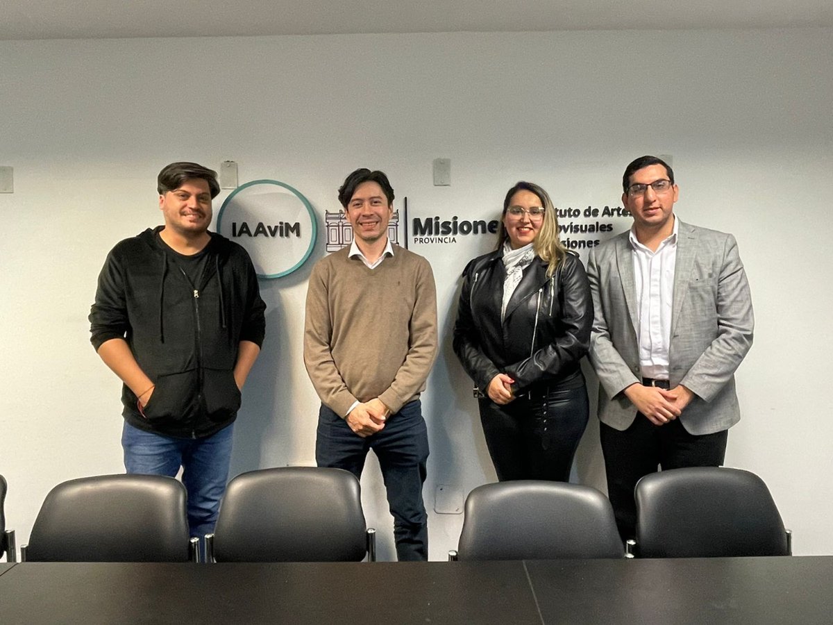 🤝 Representantes del #INAP y del <a href="/IAAviM/">IAAviM</a> se reunieron para fortalecer los lazos interinstitucionales y seguir avanzando en el desarrollo del sector audiovisual.