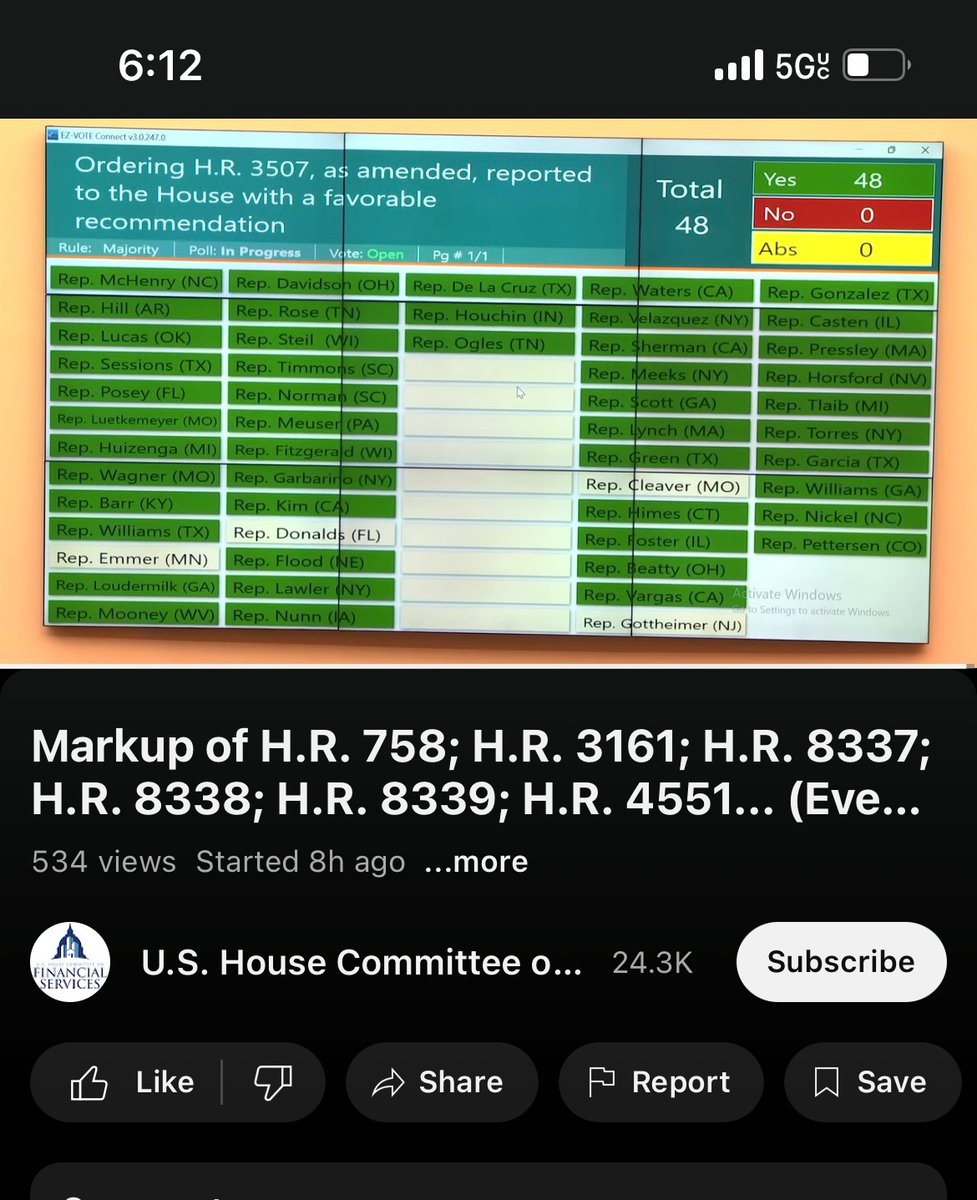 Incredible 48-0 vote for the YIMBY Act from @USRepMikeFlood @RepDerekKilmer in House Financial Services Committee. S/o to bipartisan sponsors and great set of supporters such as @Up4Growth @AFPhq @NAAhq @NiskanenCenter @BPCAction @realtors @NLIHC
