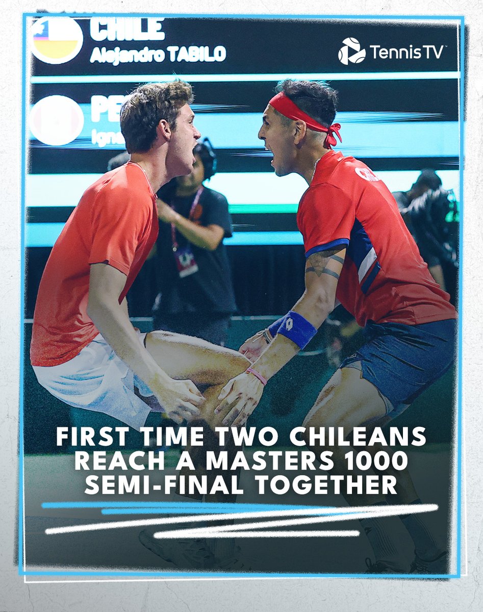¡Vamos Chilenos! 🇨🇱👏 Nicolas Jarry & Alejandro Tabilo make Chilean history together in Rome 💪 @InteBNLdItalia #IBI24