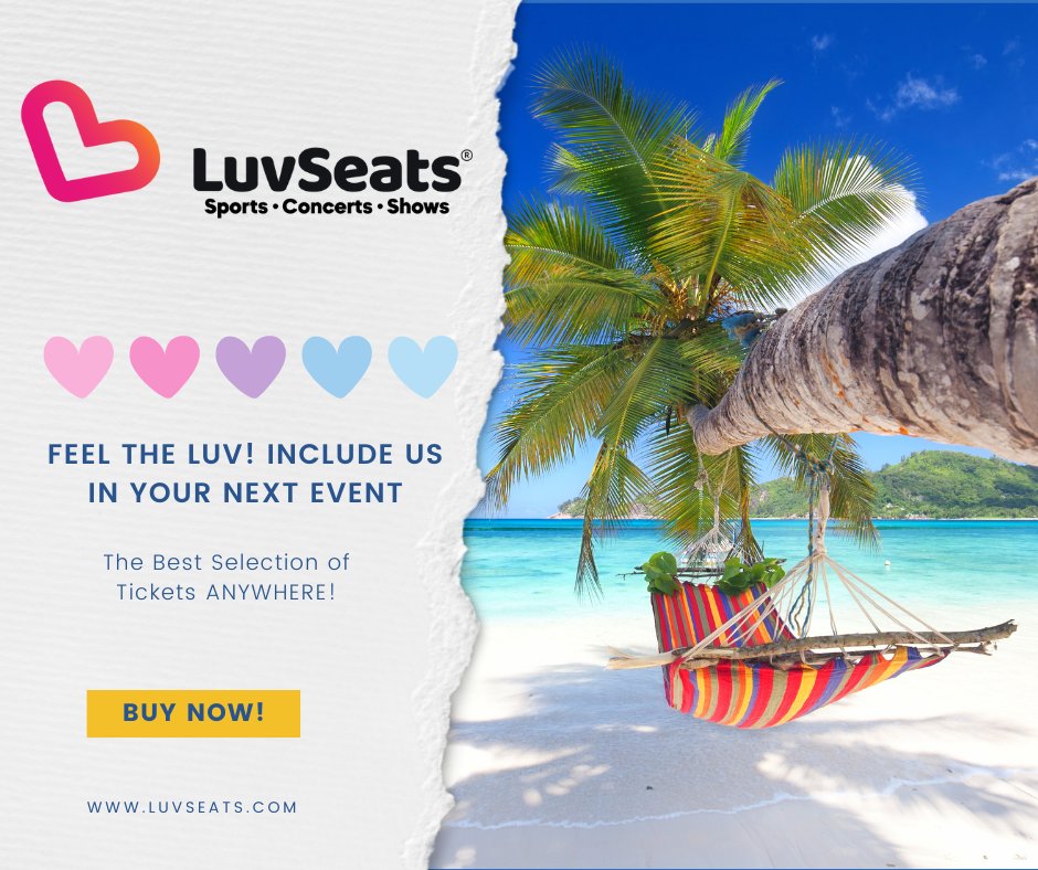 Find your next event today at LuvSeats.com
