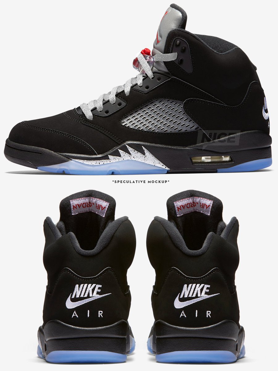 “Black Metallic” Air Jordan 5 Reimagined set for February 2025 release 👀✍️