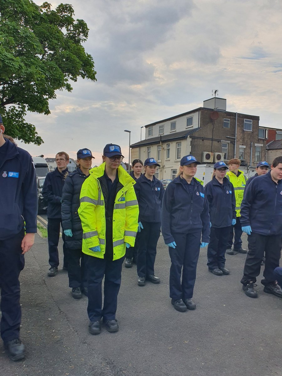 🚨 PCSO'S Jake & Peter have been out in full force today with the police cadets! 🚨 Conducting a knife sweep of Revoe park 🔪 👮‍♂️ and a knife leaflet drop highlighting surrender bins and knife crime. This is just one of the many knife sweeps completed as part of #OPSCEPTRE