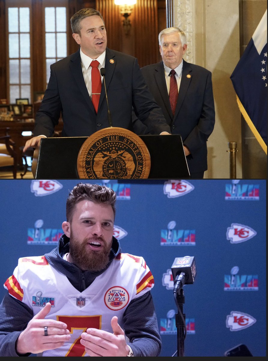 BREAKING: Missouri Attorney General Andrew Bailey says he will be taking action against @KansasCity for doxxing #Chiefs kicker Harrison Butker last night. “I will enforce the Missouri Human Rights Act to ensure Missourians are not targeted for their free exercise of religion.”