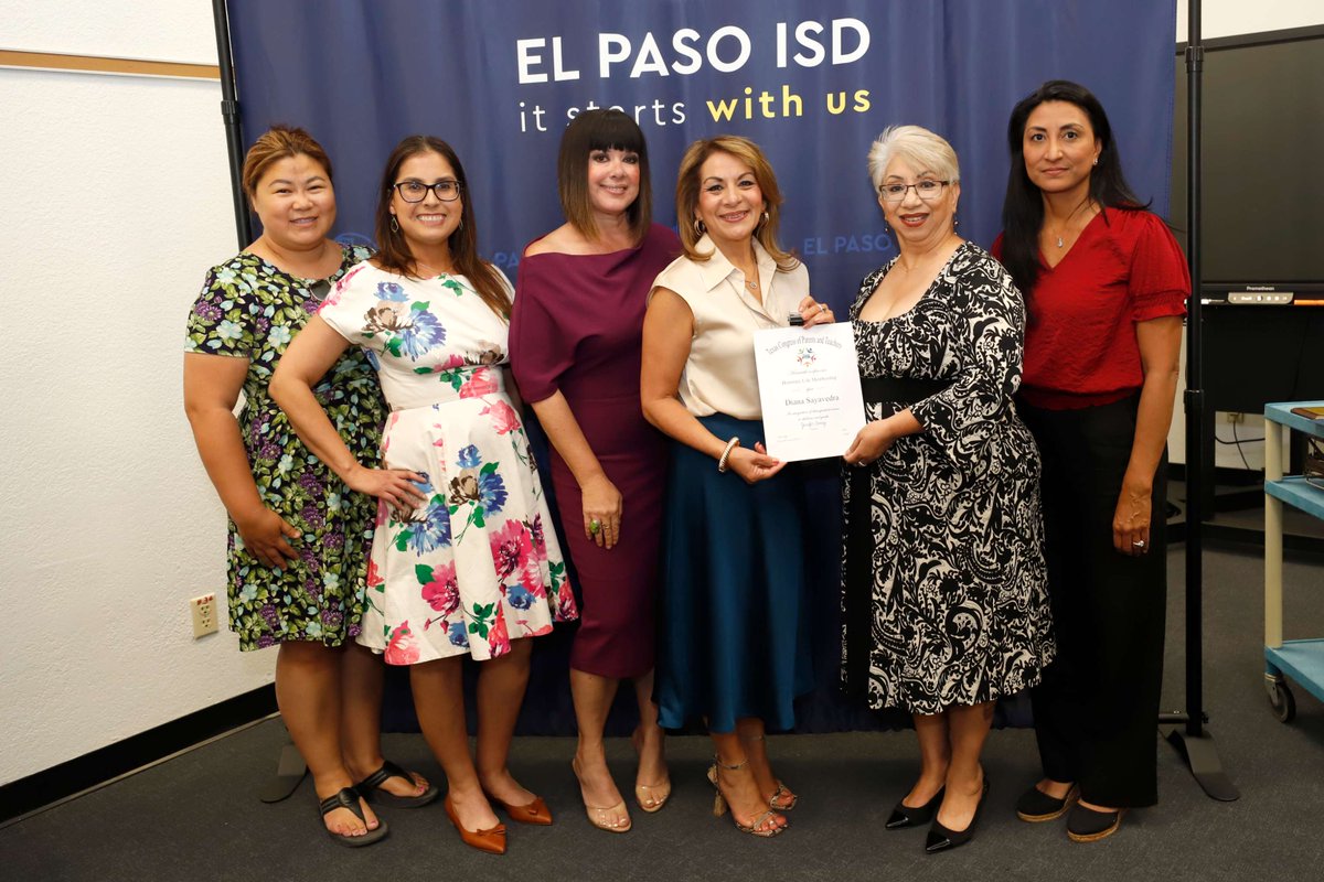 The El Paso ISD Council of PTAs swore in their 2024-2025 officers on Wednesday, May 15, and honored award winners during the organization’s annual installation luncheon. Learn more ➡️ bit.ly/PTA_0516 #ItStartsWithUs