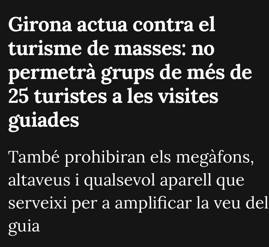 Això em sona… mesures purament cosmètiques que no obtenen ni els més efímer dels resultats.