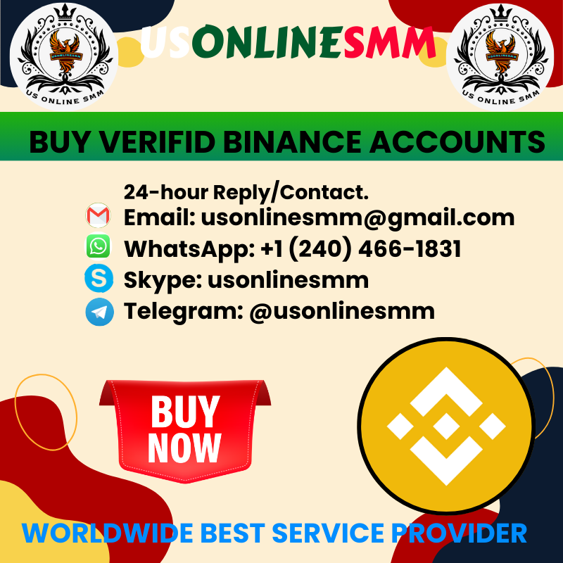 Buy Verified Binance Accounts
24-hour Reply/Contact.
Email: usonlinesmm@gmail.com
Whats nambar: +1 (240) 466-1831
Skype: usonlinesmm
Telegram: <a href="/usonlinesmm/">Danyka Sevigny</a>
usonlinesmm.vercel.app/products/buy-v…

#Eastenders
#Belal
#Sainz
#Aspinall
#FrankieBoyle
#JimmyCarr
#Deschamps
#Leon
#RosieJones
