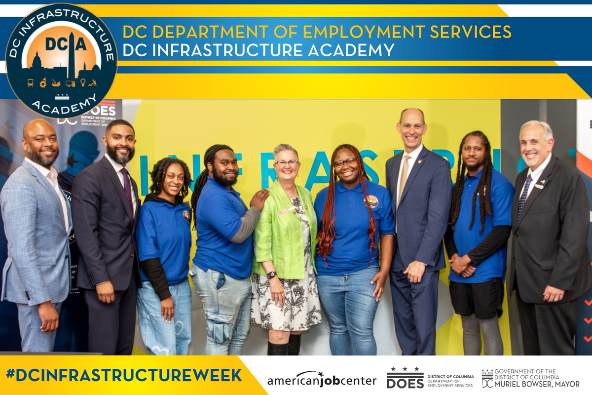 @MayorBowser and DOES received an award from the Engineering & Public Works Roadshow during #DCInfrastructureWeek!  Today and every day, we are happy to celebrate infrastructure in the District and the importance of the DC Infrastructure Academy to our workforce.