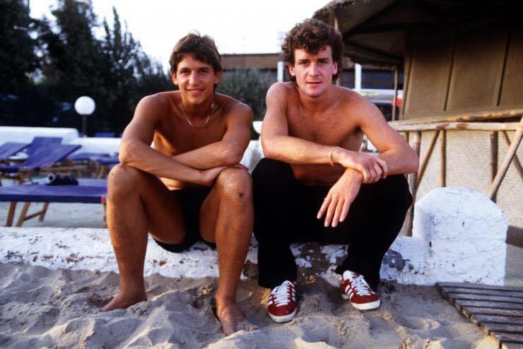 Gary Lineker & Mark Hughes. #FCBarcelona