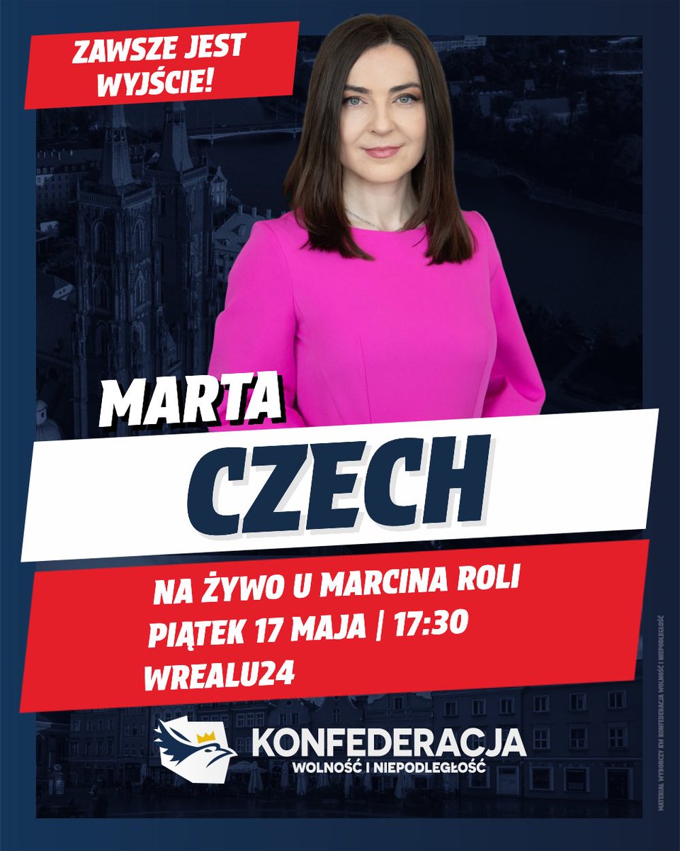 Jutro po południu widzimy się u Marcina Roli wRealu24 na BanBay’u! 🇵🇱 @KONFEDERACJA_ @KKonfederacji_ @KoronyPolskiej @KoronaMlodych @KancelariaSejmu @Europarl_PL @GrzegorzBraun_ @Wlodek_Skalik @MarcinRola89 @wrealu24_pl