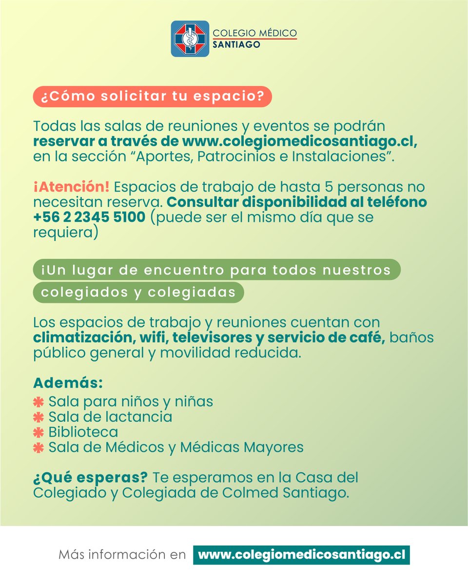 ¡Colegiad@! ¿Buscas un espacio para trabajar, estudiar o reunirte con colegas? ¡La Casa del Colegiad@ te espera con áreas diseñadas especialmente para ti! 🏠💼 Reserva ahora: bit.ly/4bH1OGw