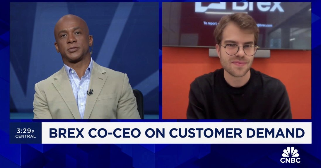 'As your company starts growing, a lot of the challenge becomes how to manage spend at scale...What we do today is help companies make every dollar count.' Check out our co-CEO, @pedroh96, on @CNBC's Closing Bell Overtime, as he discusses Brex landing the #4 spot on CNBC's