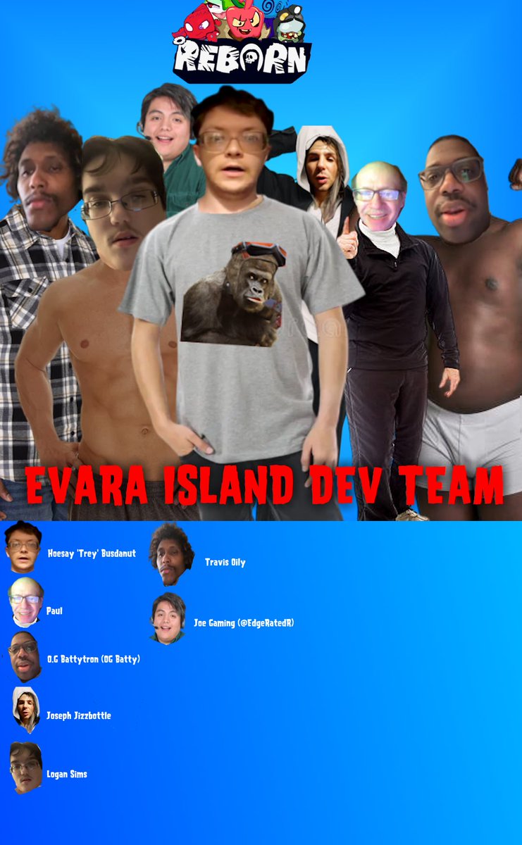 Welcome our new development team of Evara Island! Hoesay is still alive everyone! He just wasn’t in our role play chat the past two days.🏝️