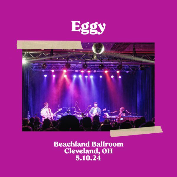 ♫ Now Playing Eggy:May 10, 2024 at Beachland Ballroom, Cleveland, OH  on @nugsnet

🎸: Eggy
🏟️: Beachland Ballroom, Cleveland, OH 
📅: 5/10/2024

2nu.gs/3UIv0Ge