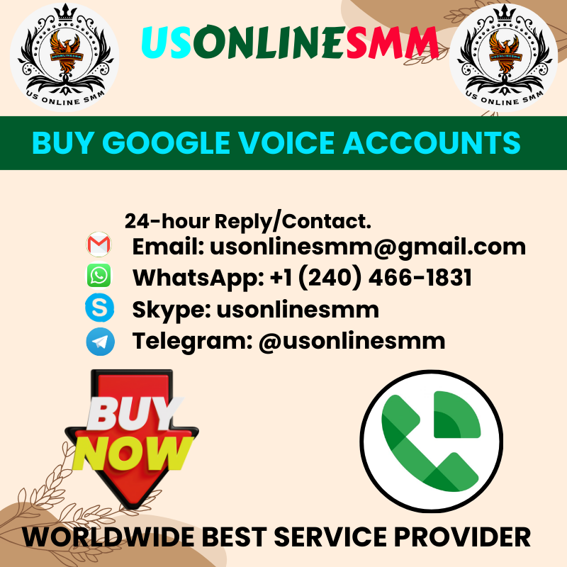 Buy Google Voice Accounts
24-hour Reply/Contact.
Email: usonlinesmm@gmail.com
Whats nambar: +1 (240) 466-1831
Skype: usonlinesmm
Telegram: <a href="/usonlinesmm/">Danyka Sevigny</a>
usonlinesmm.vercel.app/products/buy-g…

#BestManager
#Sima
#BigEvs
#Judi
#Xander
#MostOverrated
#Lovelace
#EllandRoad
#Cortes
#Sausages
#Bash