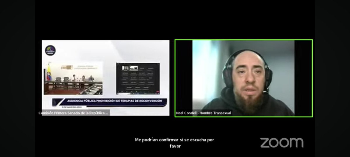 “Hablamos con seguridad y fuerza porque defendemos los intereses superiores de niños y adolescentes de Colombia a una vida sana, con acompañamiento familiar, llena de amor, cuidados, escucha y bienestar”. Nael Condell #AudienciaPúblicaMixta