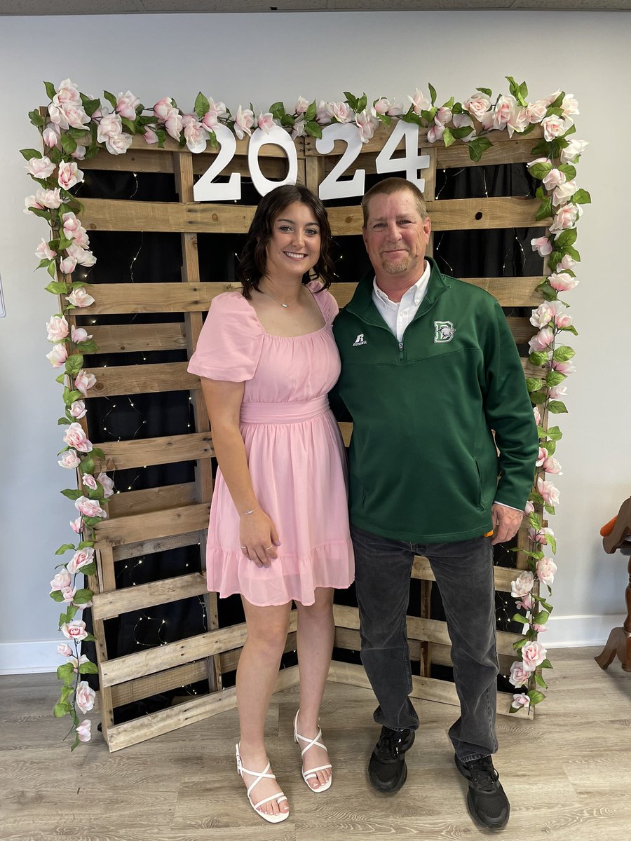 The Derby HS Graduation Train 2024 makes the first stop to see Addy Canfield, a wonderful &amp; talented young woman headed to TX to play 🥎.  Addy is bright, intelligent  and ready to experience life! Best Wishes, Addy! <a href="/DHS_Panthers/">Derby High School - Derby Public Schools</a>
