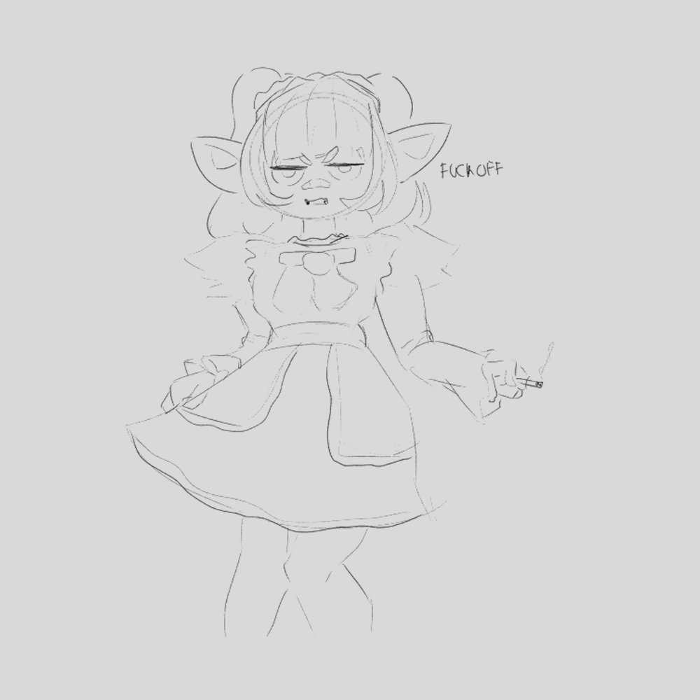 Oh yeah there are as this doodle from Maid day of Phoebe I did in like 3 minutes.