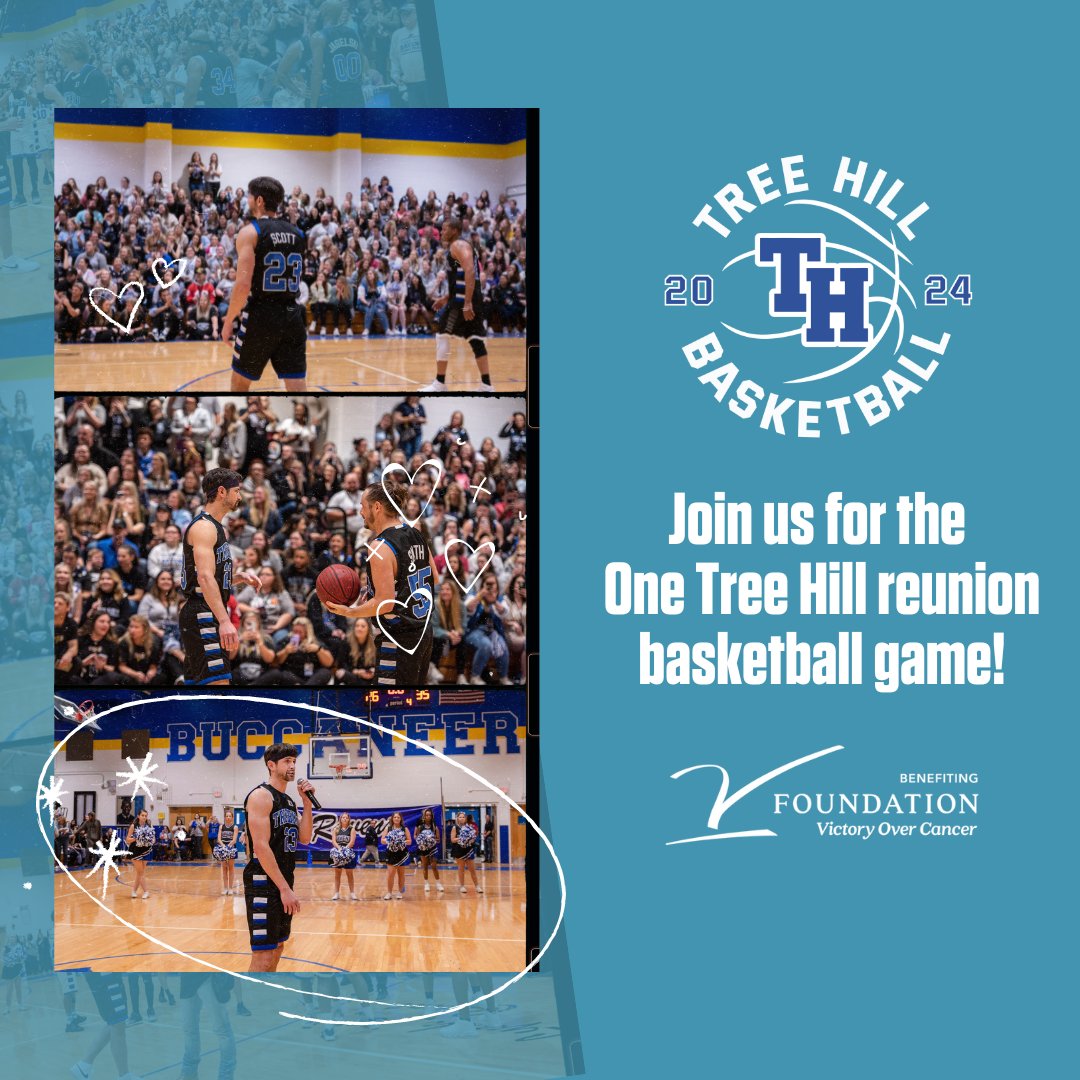 Go Ravens and support cancer research! Join the cast of #OneTreeHill for their Reunion Basketball game and work toward our biggest championship: Victory Over Cancer®. All funds raised go directly to the V Foundation. Click the link to donate today. tiltify.com/@tree-hill-bas…
