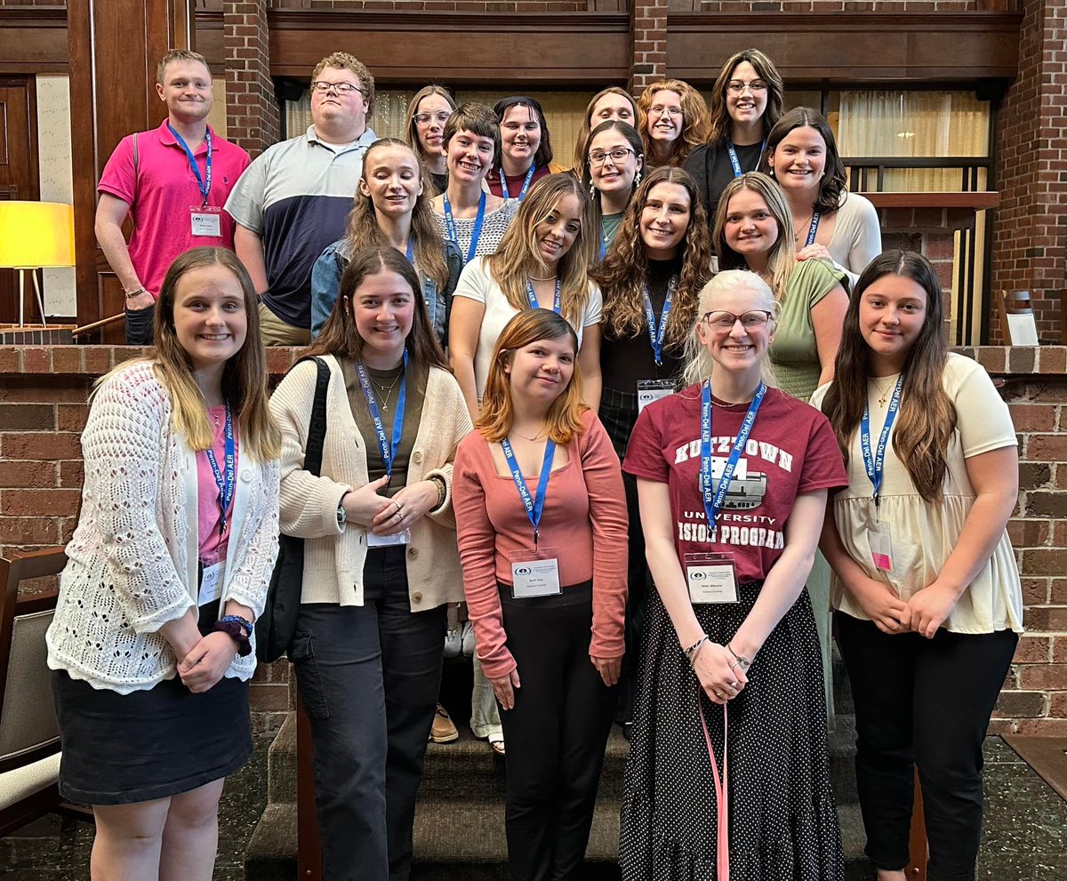 KU College of Education (@kutztowncoe) on Twitter photo Dr. Johnson and KU students in the Visual Impairment program attended and presented at the Penn-Del AER Conference in Harrisburg in April. 
<a href="/KutztownU/">Kutztown University</a> <a href="/KutztownAlumni/">Kutztown Alumni</a> <a href="/PennDelAER/">Penn-Del AER</a> #TVI #EducationAtKU #KUCOE
Photo: Dr. Nicole Johnson and Future TVI's Dr. Johnson and KU students in the Visual Impairment program attended and presented at the Penn-Del AER Conference in Harrisburg in April. 
<a href="/KutztownU/">Kutztown University</a> <a href="/KutztownAlumni/">Kutztown Alumni</a> <a href="/PennDelAER/">Penn-Del AER</a> #TVI #EducationAtKU #KUCOE
Photo: Dr. Nicole Johnson and Future TVI's