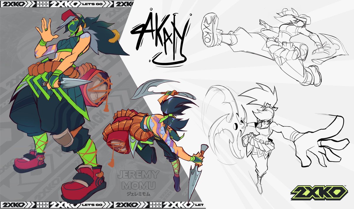 2xko Akali sketch

#2xko #akali #artoflegends #fightinggame #conceptart #characterdesign