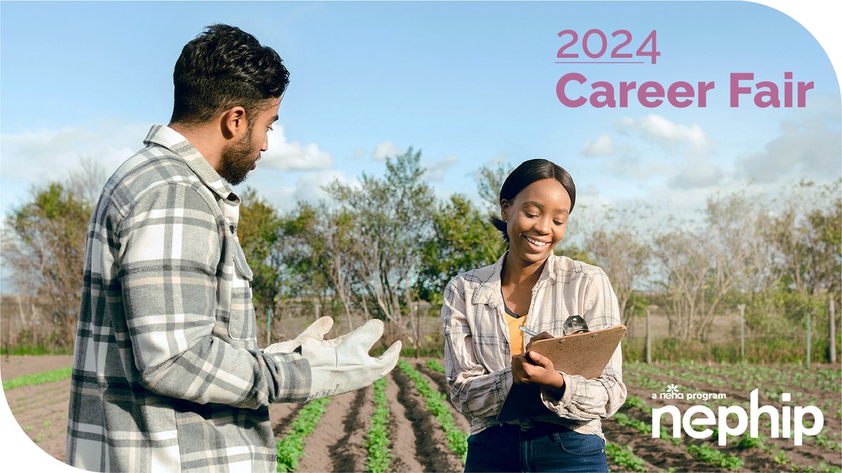 Find your next employee on June 13 at our Virtual Career Fair. The event connects state, territorial, local, and tribal EH agencies with job seekers from accredited university EH programs. Employers: sign up for a free virtual booth to meet job seekers at neha.org/career-fair.