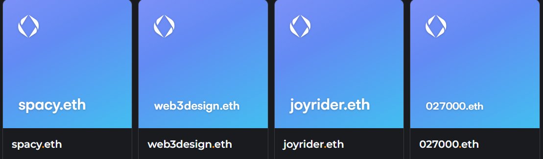 CryptoPaulussh's tweet image. Just bulk registered some nice ENS names I had my eyes on at @ensvision 😏

Spacy.eth
Web3design.eth
Joyrider.eth
027000.eth

My favorite pastime is to search for nice names in Grace period and Premium to keep in my favorites on @ensvision😁 👍

#ens #domainnames #ethdomain