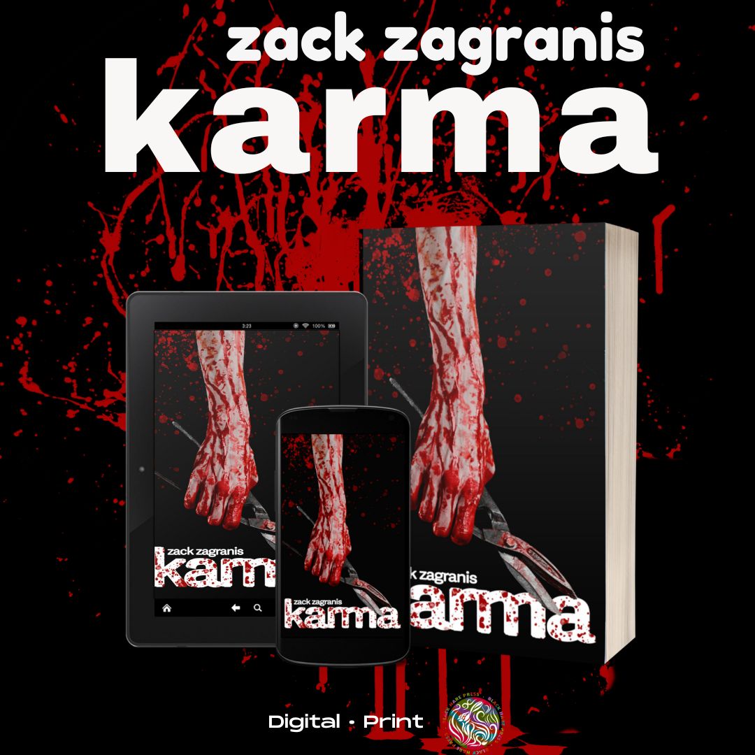 KARMA by Zack Zagranis
books2read.com/KARMA-ZAGRANIS

A middle-aged man at the mercy of his captor in a chilling game of survival; the stakes grow higher & the line between victim & villain blurs

#HORROR #THILLER #SUSPENSE #readingcommunity #bookblogger #bookblast #bookpromo #tbrpile