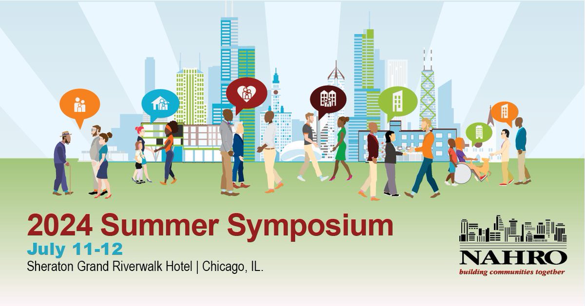 There's no better time than now to join your fellow housers and community builders to plan for the future of affordable housing! Don't miss inspiring speakers, informative sessions, and more at this year’s Summer Symposium! Register now: nahro.org/summer