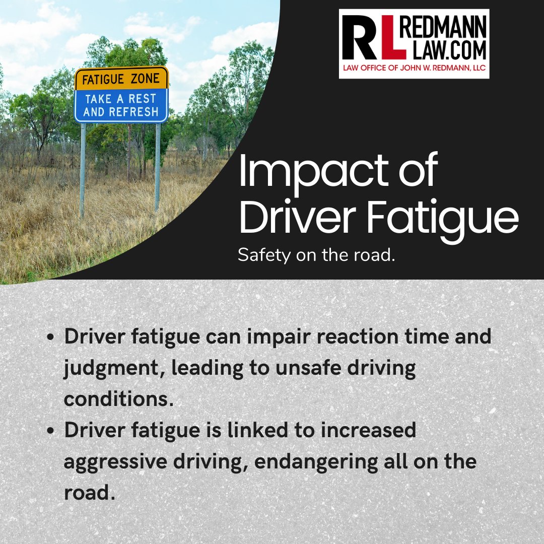 🚛😴 Most trucking accidents happen from drivers being fatigued and not being able to react as fast or fall asleep behind the wheel. 

📞 504-500-5000
🌐 redmannlaw.com
#truckaccidentlawyers #accidentlawyers #driverfatigue #safedriving #injurylawyer