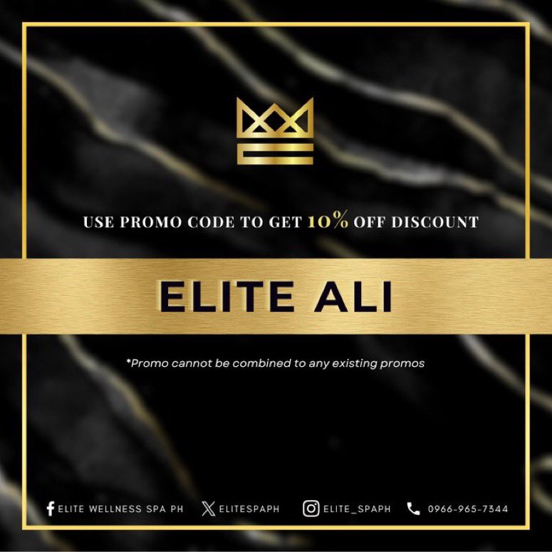 Hingang malalim. Friday na! See you on Sunday 🤗 @elitespaph 

Enjoy 10% Discount using my Promo code. 
#EliteExperience
