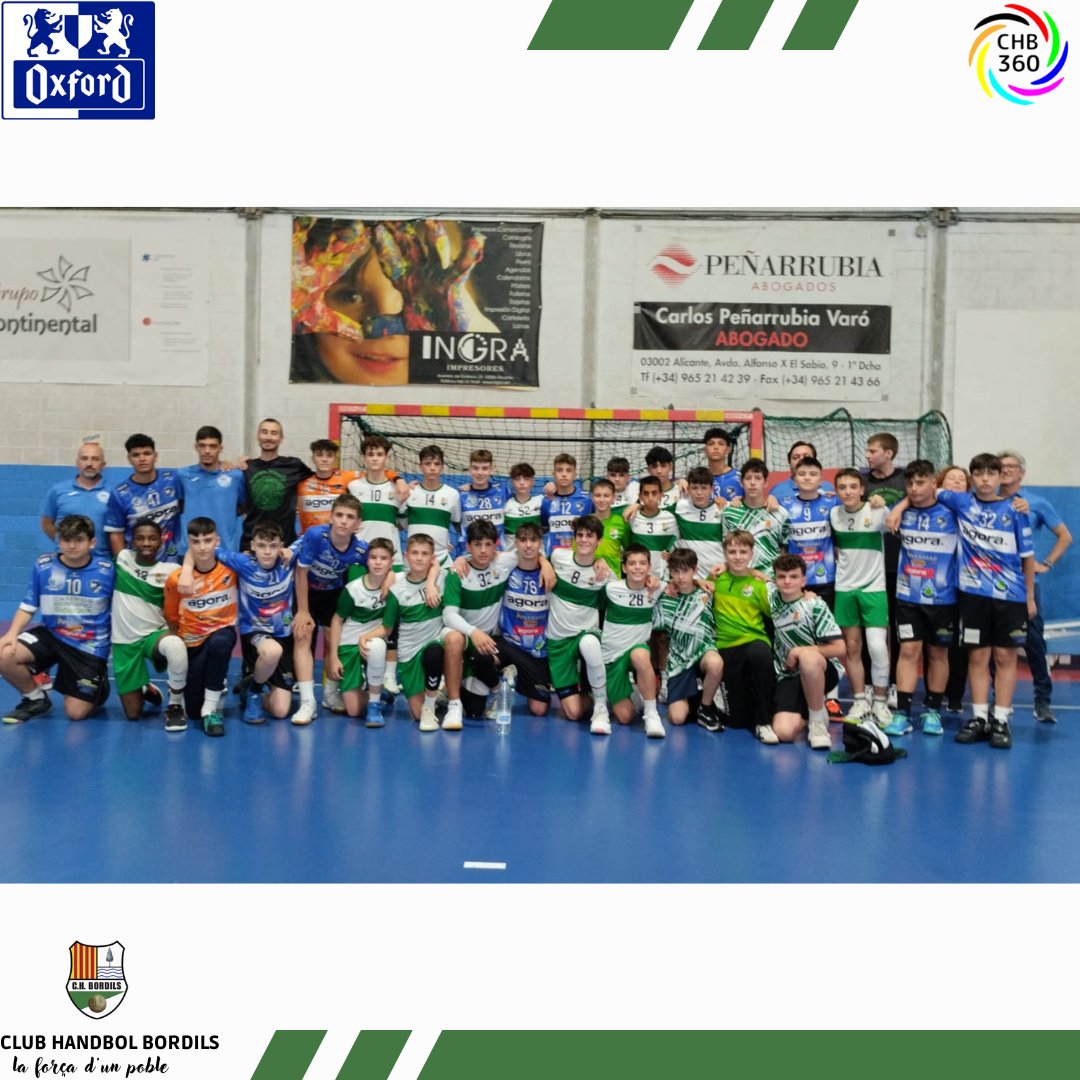 Els infantils han guanyat el primer partit dels Sectors del Campionat d'Espanya a Alacant. BM Aguilas 27 CH Bordils 28 Enhorabona!!!!! A seguir així!!