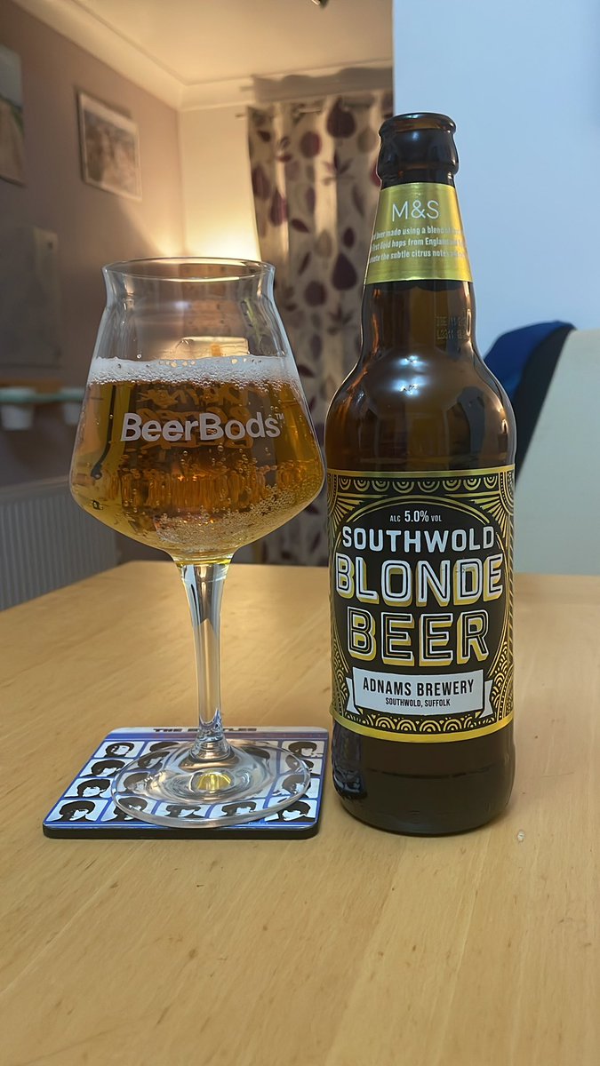 #NotBeerBods I found this in M&S in Milton Keynes brewed at @Adnams brewery in Southwold using  East Anglian malted barley and wheat with a helping of English and New Zealand hops to give it a refreshing flavour.