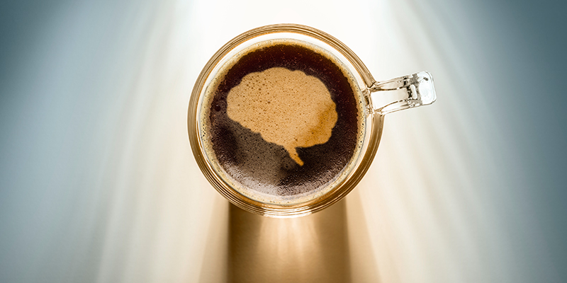 Does caffeinated coffee really help you function optimally, or does it actually shrink your brain and cause a higher likelihood of dementia and stroke? Read more: bit.ly/3IAxMau