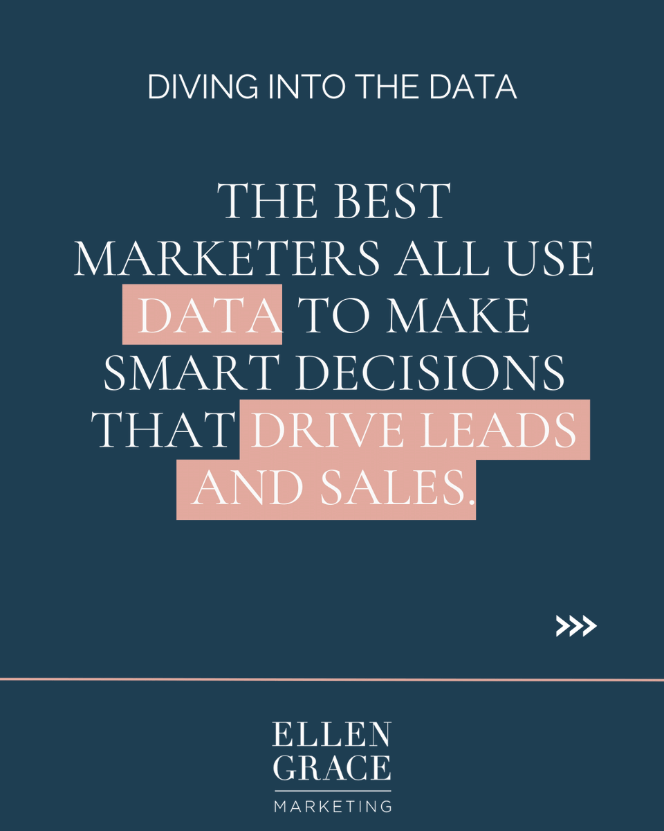 Are you getting the results you want with your marketing?

The best marketers, all use data to make smart decisions that drive leads and sales. The more you can see, the more you can do.

Learn more at:
ellengracemarketing.com/blog/using-dat…

#businessanalytics #datadrivenmarketing