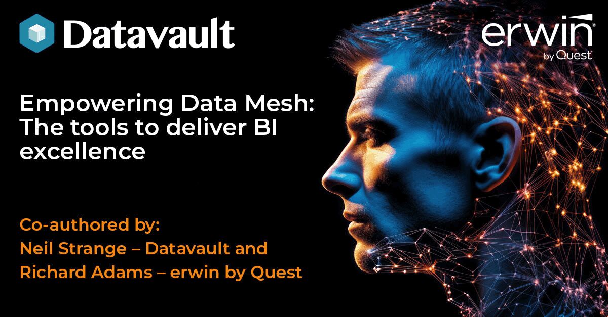 In this @DataVault_UK blog post, we’ll delve into the critical role of governance and data modelling tools in supporting a seamless Data Mesh implementation 

Read it here bit.ly/3PjINBe #datavault #dataplatform #snowflakeDB #wherescape #agile #BigData #erwin #DataMesh