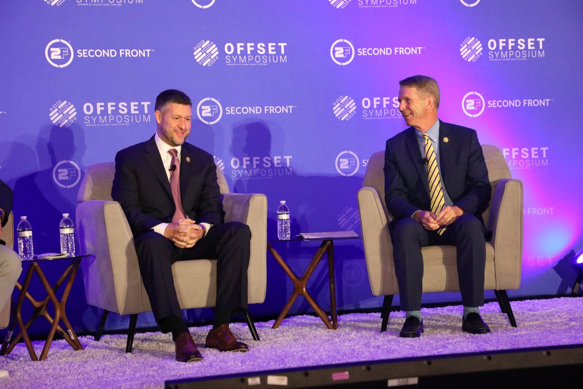 To remain ready and competitive, we must utilize and efficiently deliver emerging technology to our U.S. military’s defense systems. It was great to speak at the @SecondFront Offset Symposium this morning alongside my Defense Modernization Caucus co-chair and friend