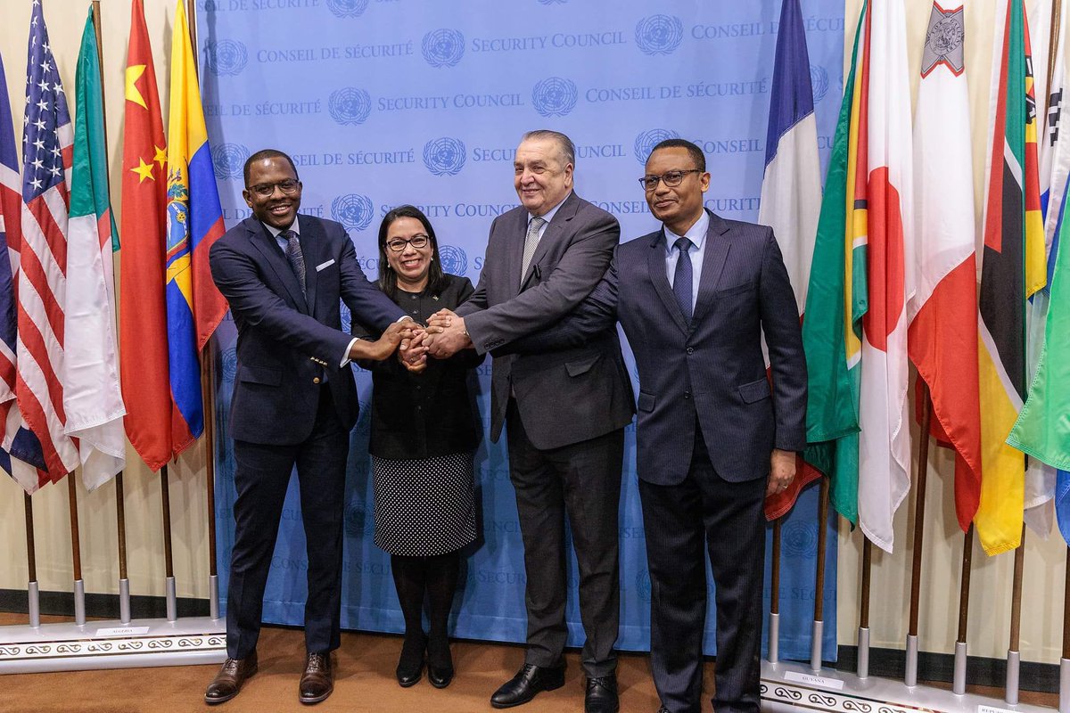 A3+ (Algeria, Guyana, Mozambique and Sierra Leone) statement delivered by H.E. Carolyn Rodrigues-Birkett, Permanent Representative of Guyana to the UN, at the Security Council meeting on 'The situation concerning Iraq' Read full statement: minfor.gov.gy/un-security-co…