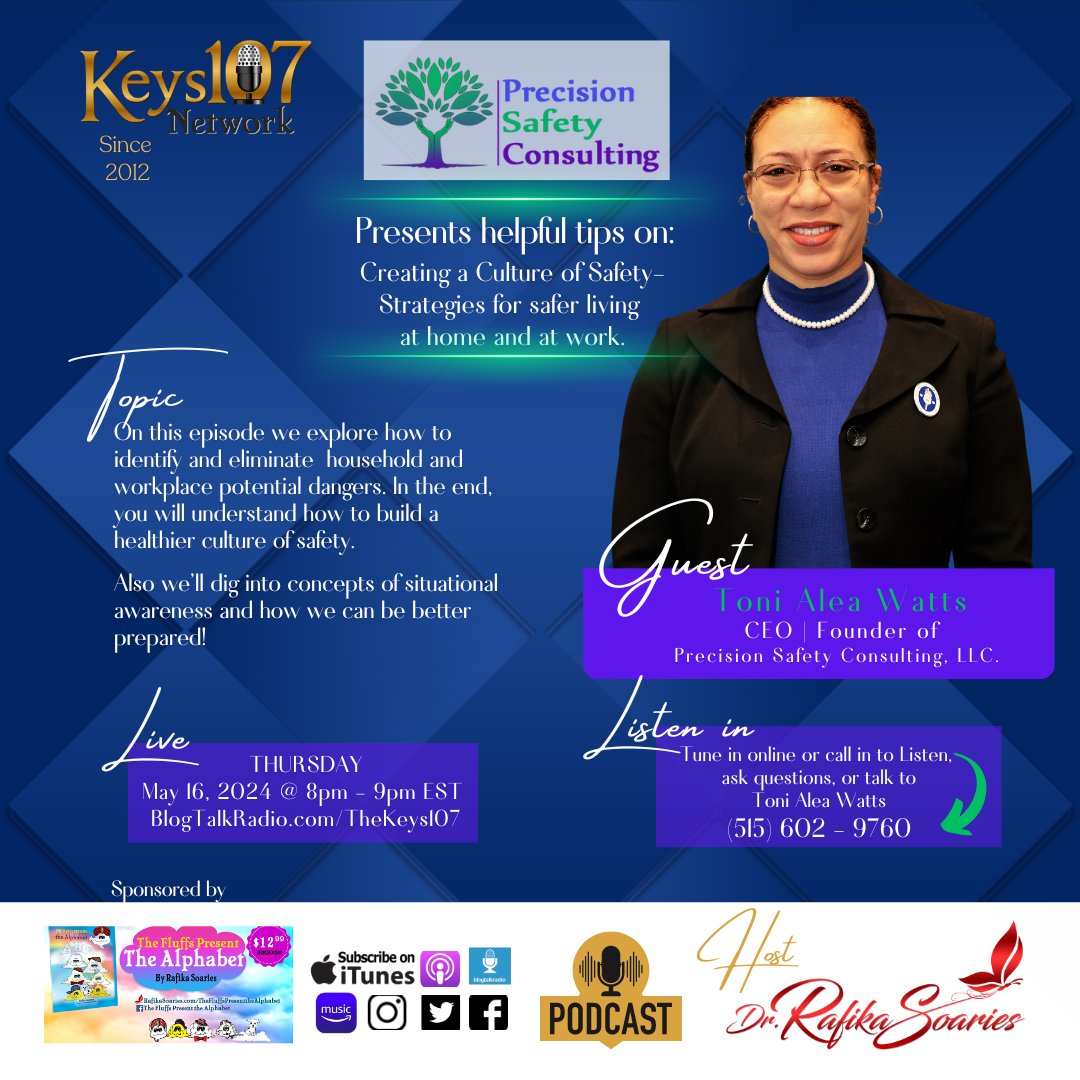 TheKeys107's tweet photo. Are we taking safety for granted? Do we see but are not tuned into our surroundings? Join the conversation and share your thoughts or experiences - tonight at 8pm est. https://t.co/WEo9lDJieD